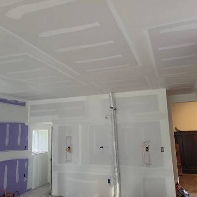 Drywall installation and drywall finishing