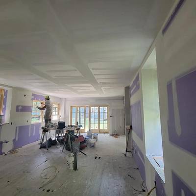 Drywall installation and drywall finishing